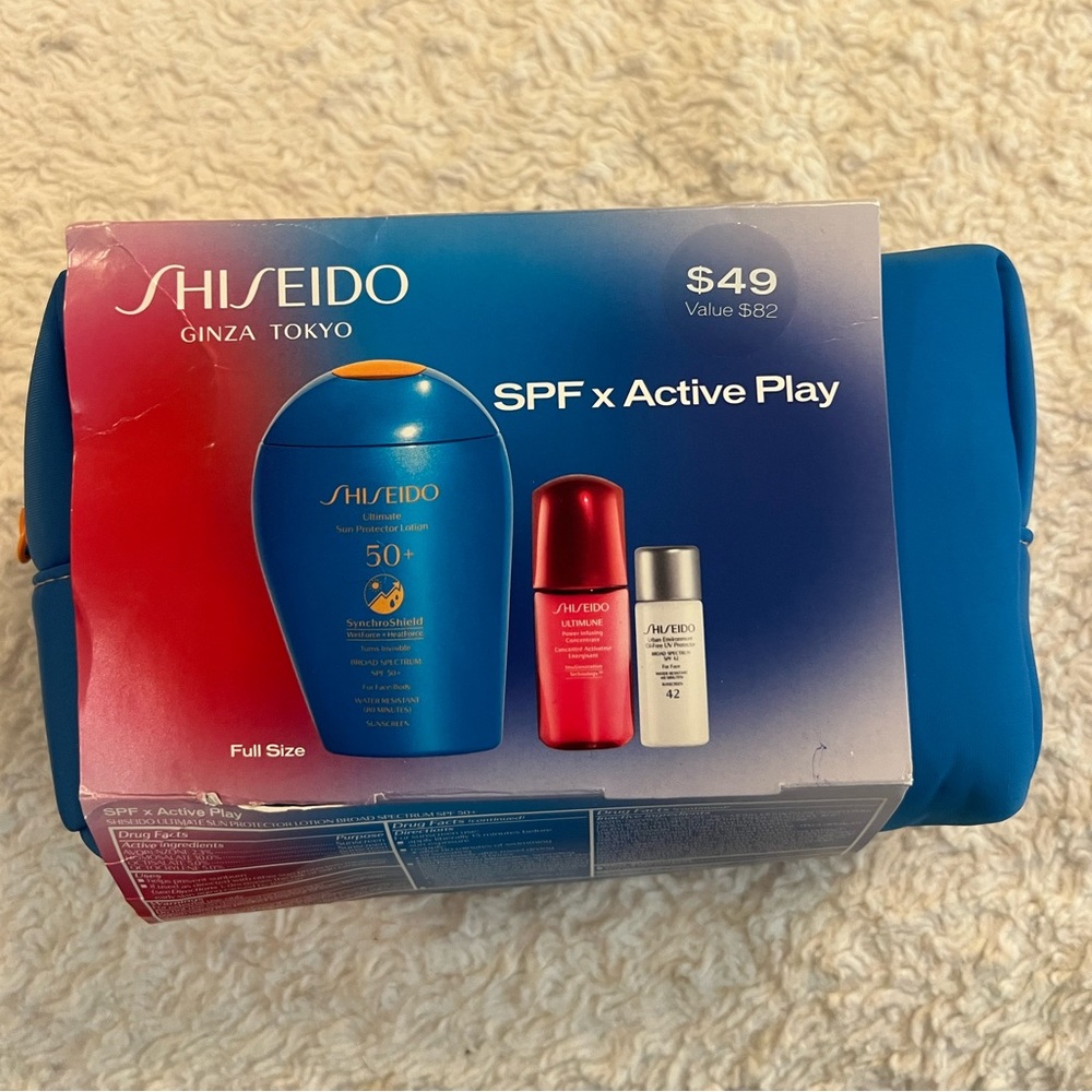 Shiseido Sunscreen SPF 50+ active play set - Picture 2 of 7